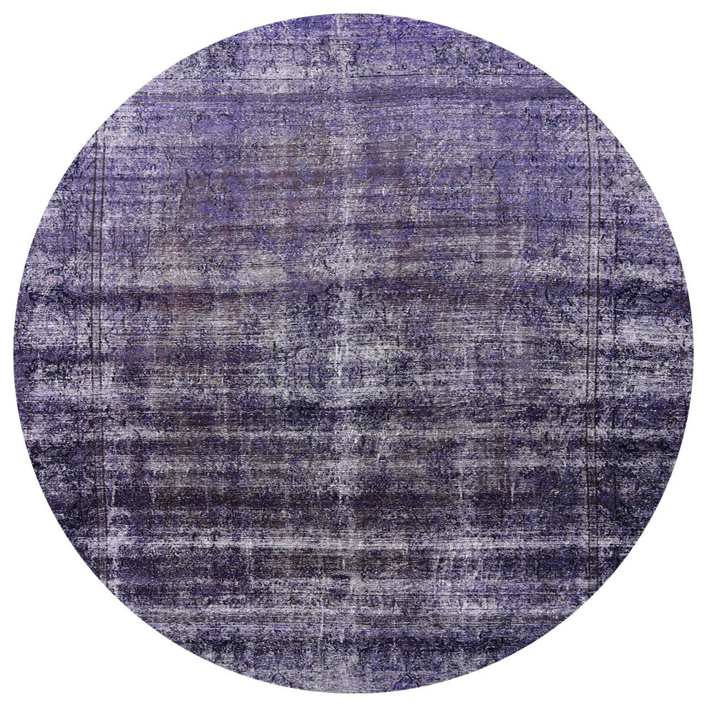 Ahgly Company Indoor Round Mid-Century Modern Area Rugs, 5' Round