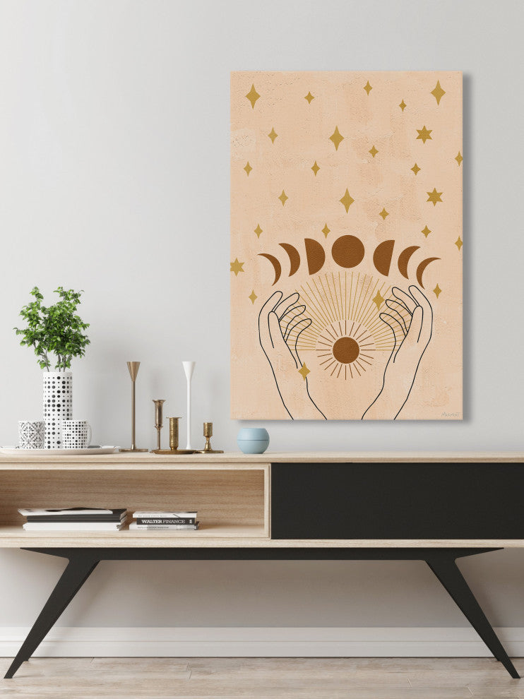 "Moon Magic" Painting Print on Wrapped Canvas, 16x24
