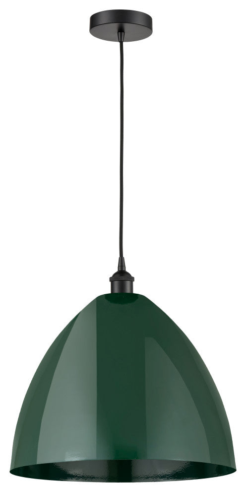 Innovations 616-1P-BK-MBD-16-GR-LED 1-Light Mini Pendant, Matte Black