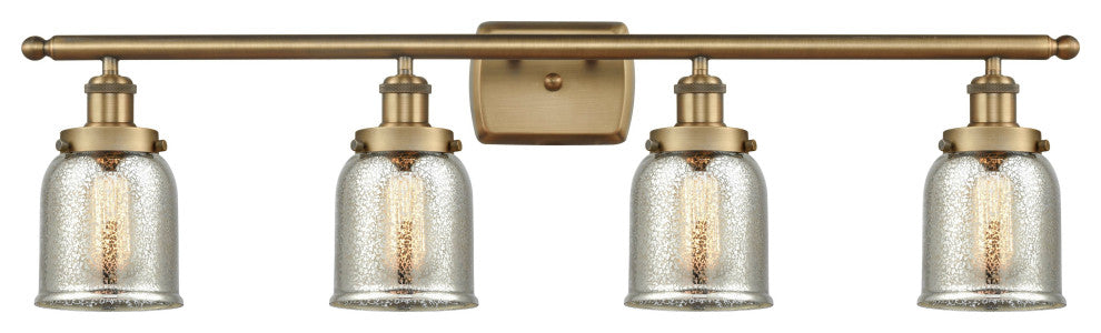 Innovations 916-4W-BB-G58 4-Light Bath Vanity Light, Brushed Brass