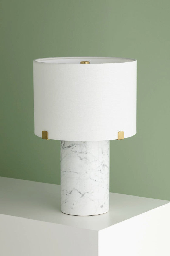 Mitzi Rumi 16" Table Lamp Aged Brass