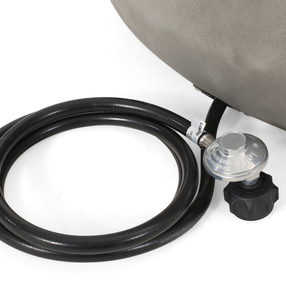 Riga Outdoor 50,000 BTU Circular Fire Pit, No Tank Holder