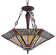 Evelyn 3-Light Ceiling Pendant 24"