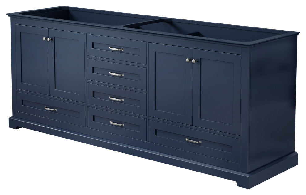 Dukes 80" Vanity Cabinet Only, Navy Blue