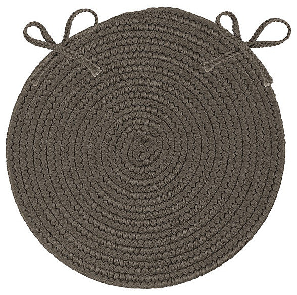 Colonial Mills Chair Pad Boca Raton Gray Chair Pad