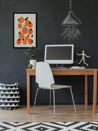 "Juicy Oranges" Framed Painting Print, 24x36