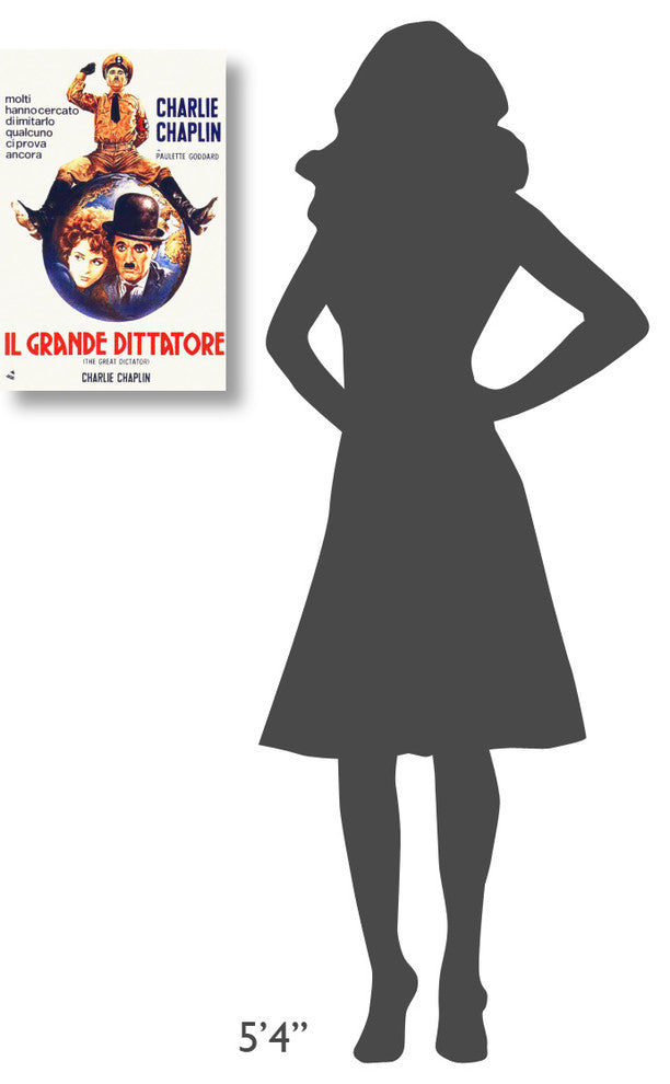 Charlie Chaplin, Italian, The Great Dictator, 1940, 15x22