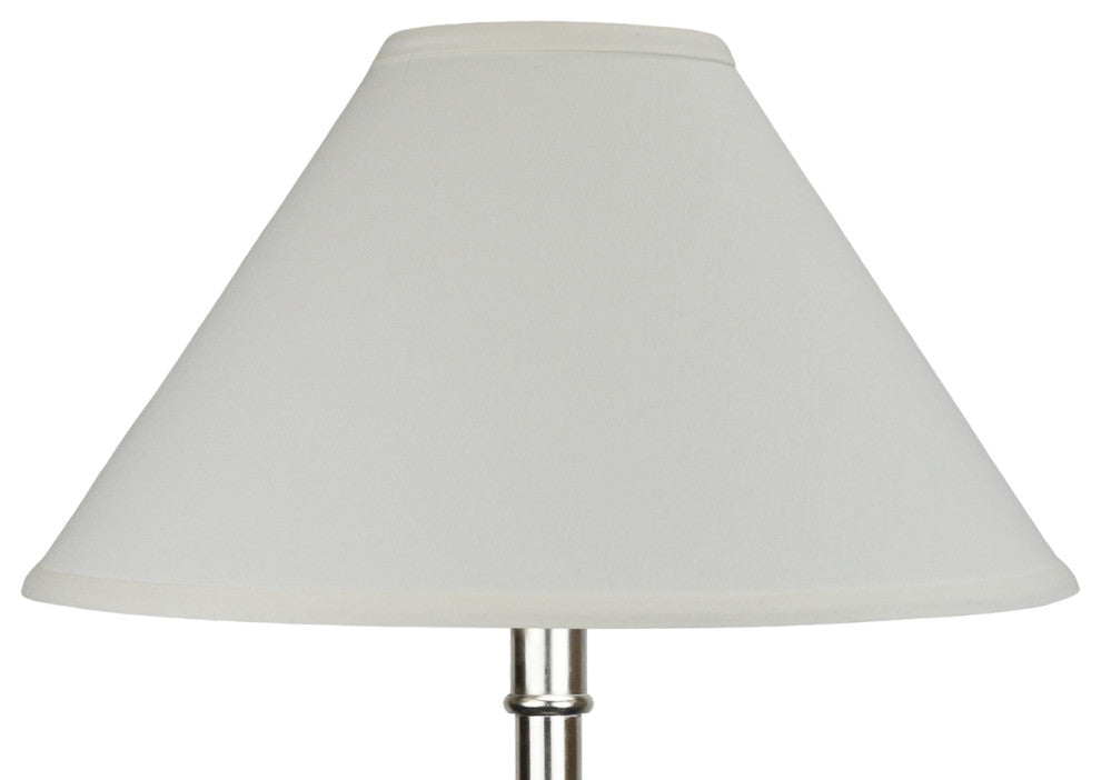 Fenchel Shades 5"x16"x10" Empire Lamp Shade, Linen Cream