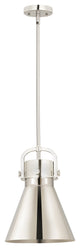 Innovations Lighting 710-1S-PN-M711-10PN-LED Cone 1 Light 10" Mini Pendant
