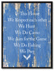 We Respect Each Other Inspirational, Canvas, Picture Frame, 13"X17"