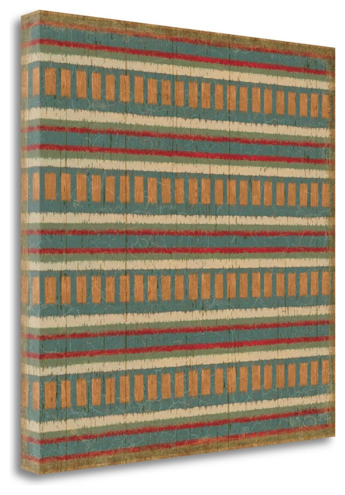 "Country Mood Tile I" By James Wiens, Giclee Print on Gallery Wrap Canvas