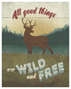 "Discover the Wild II" Digital Paper Print by Janelle Penner, 22"x26"