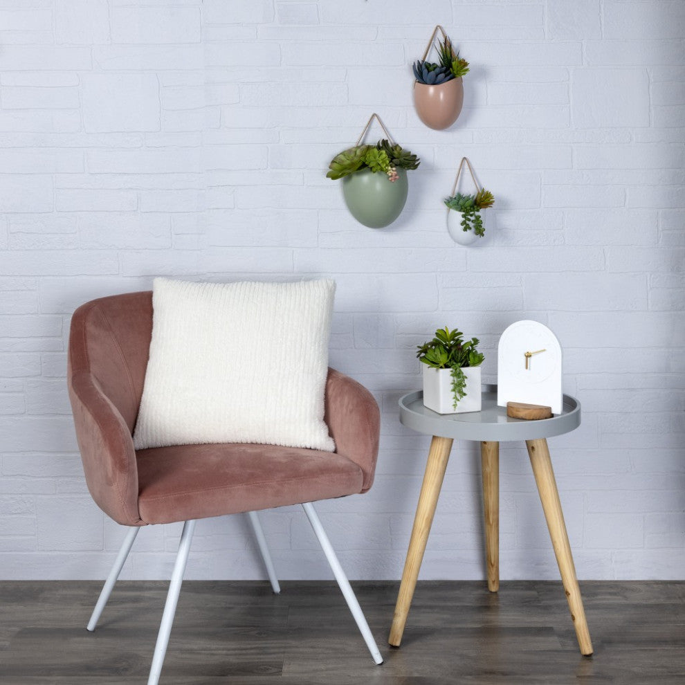 Gray Tray Top Modern End Table