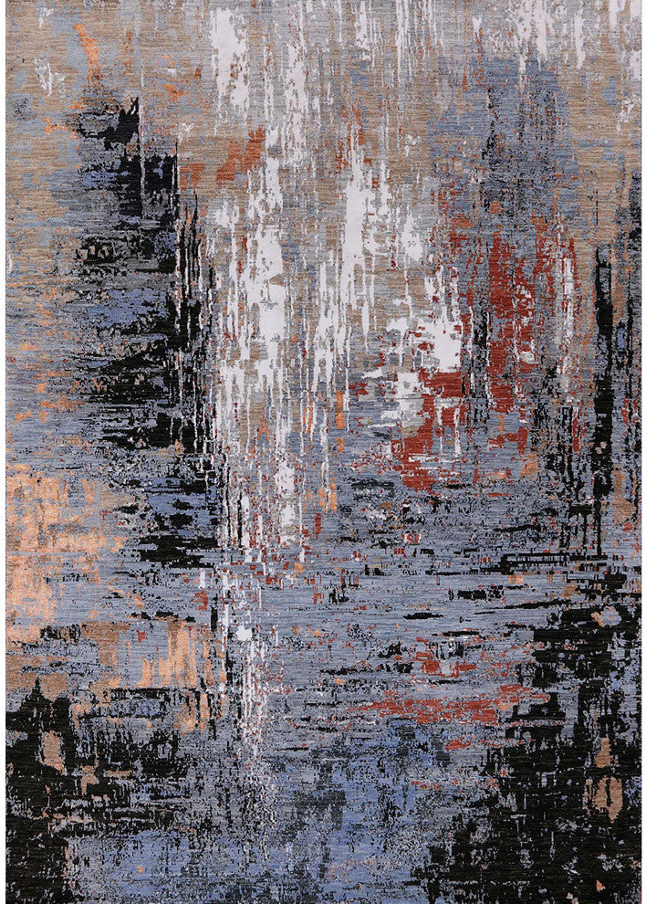 Ahgly Company Indoor Rectangle Mid-Century Modern Area Rugs, 3' x 5'