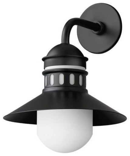 Maxim 35124 Admiralty 17" Tall Wall Sconce - Black