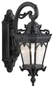 Traditional Tournai Outdoor Wall, Medium, Textured Black