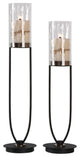 Uttermost Durga Iron Work Candleholders Set of 2