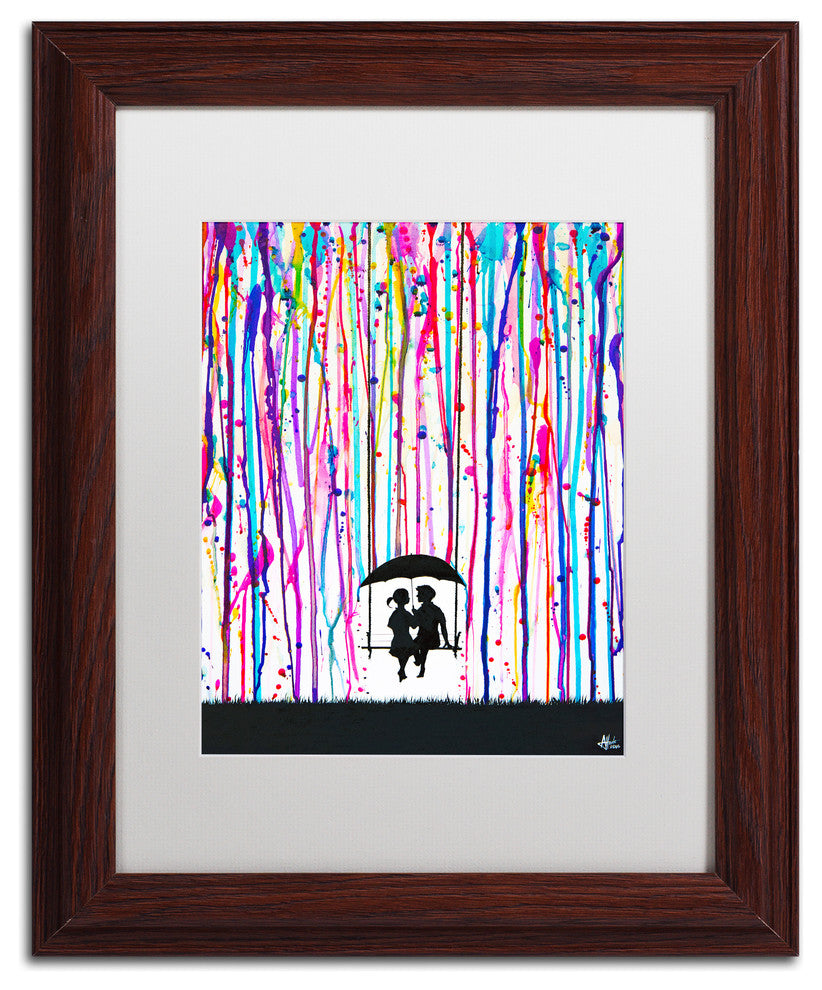 "Days Gone By" by Marc Allante, Matted Framed Art