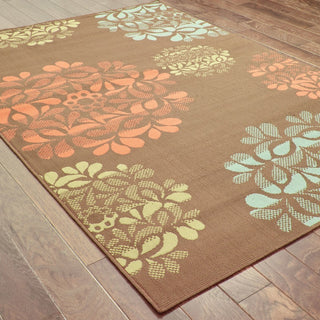 Montego 2635N Brown/Blue 2'5" x 4'5" Rug