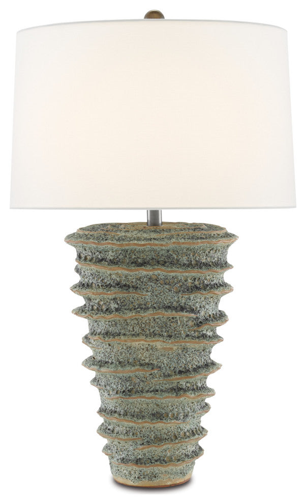Sunken Green Table Lamp