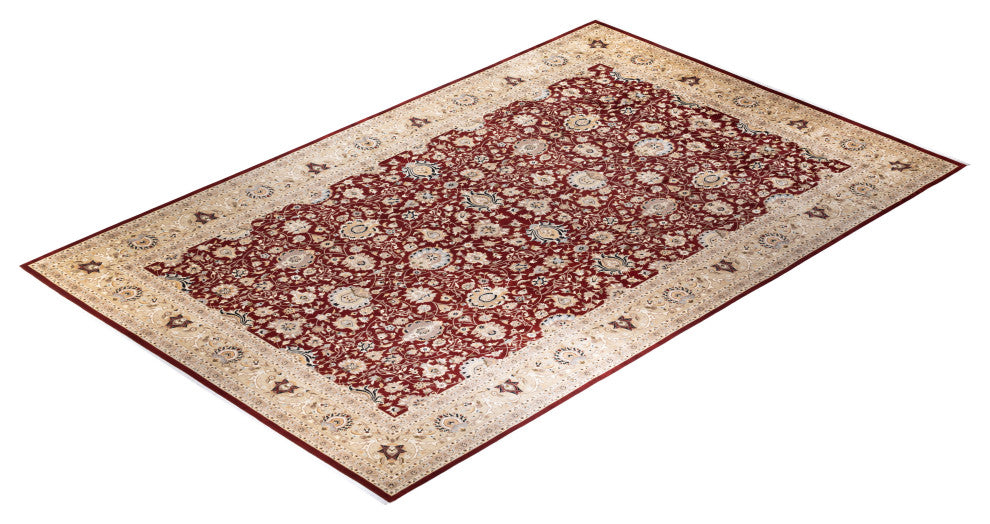 Mogul, One-of-a-Kind Hand-Knotted Area Rug Red, 12' 1" x 18' 7"