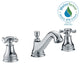 Melody Series 8" Widespread 2 Handle Mid-Arc Bathroom Faucet, Polished Chrome