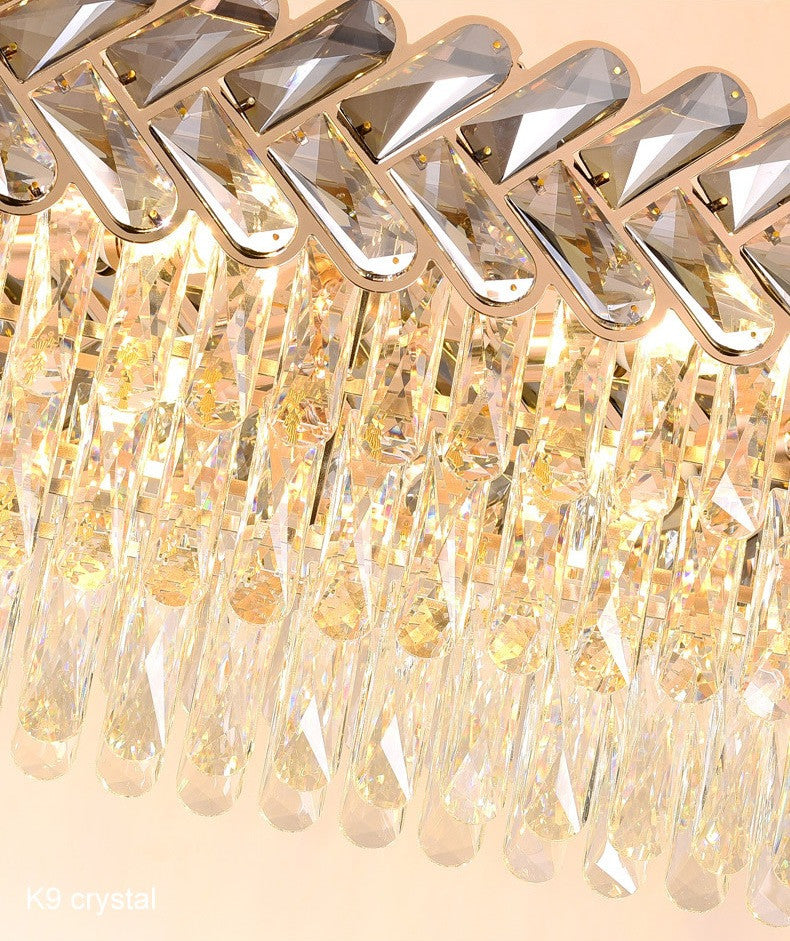 MIRODEMIÂ® Fluelen | Colourful Rainbow Glass Ball Chandelier, L31.5", Dimmable, Cool Light