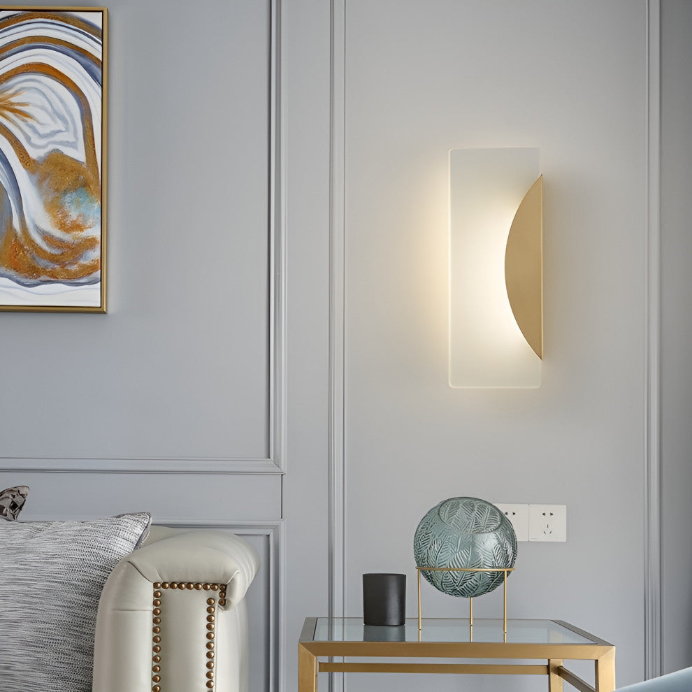 Modern LED Wall Lamp Ultra Thin for Living Room, Bedroom, A, Warm Light