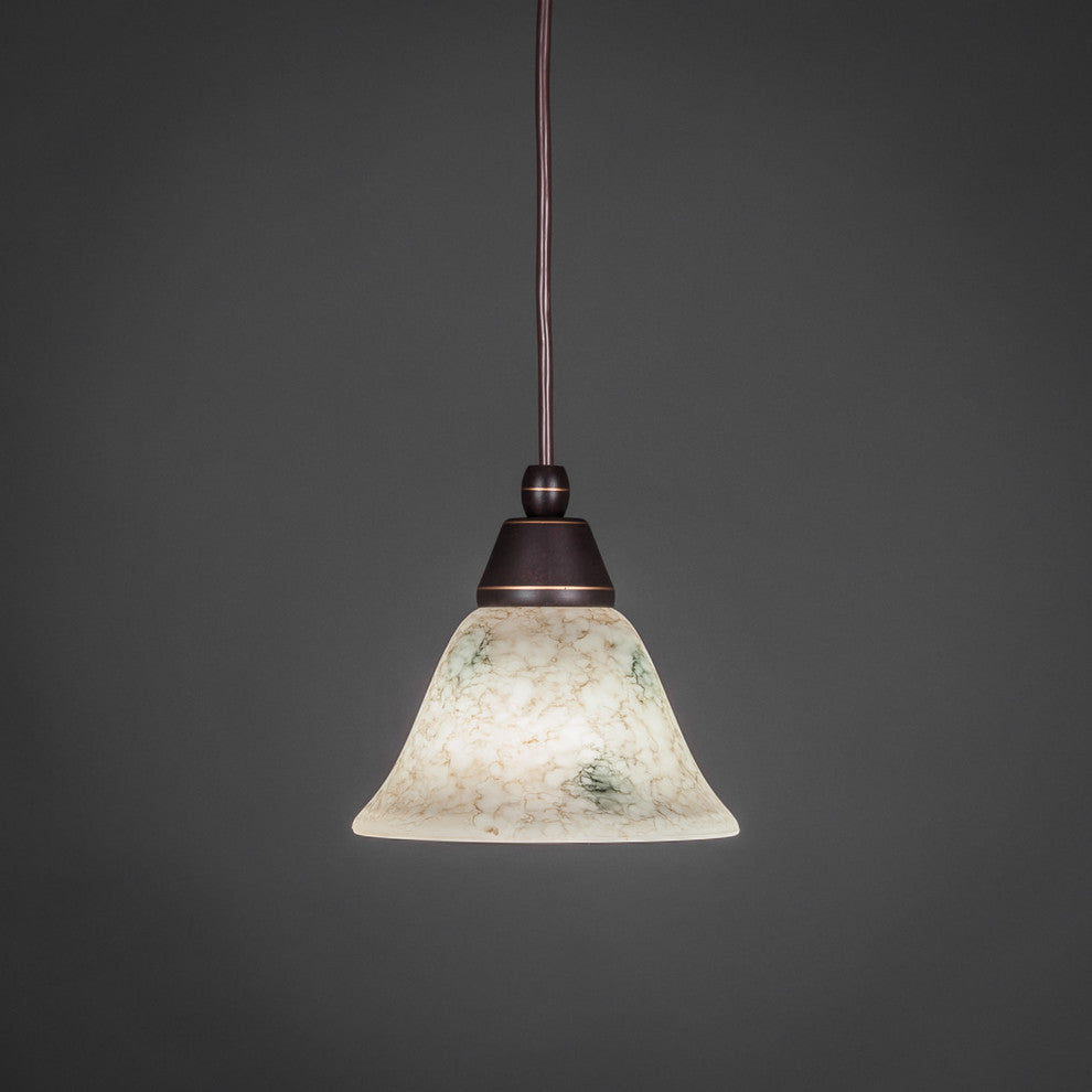Cord Mini Pendant, Dark Granite/Italian Marble