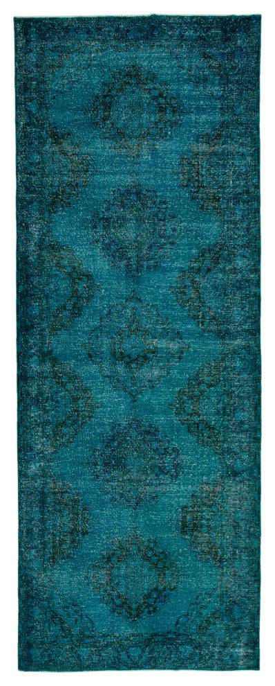 Rug N Carpet - Hand-knotted Turkish 4' 11" x 13' 3" Vintage Runner Rug