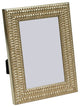Arezzo Antique Frame, Silver And Rattan Pattern, 4"x6"