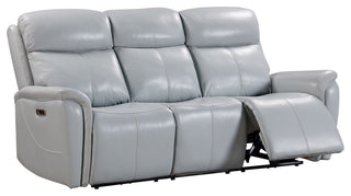 Cascade Seamist Grey Power Reclining Sofa and Two Recliners