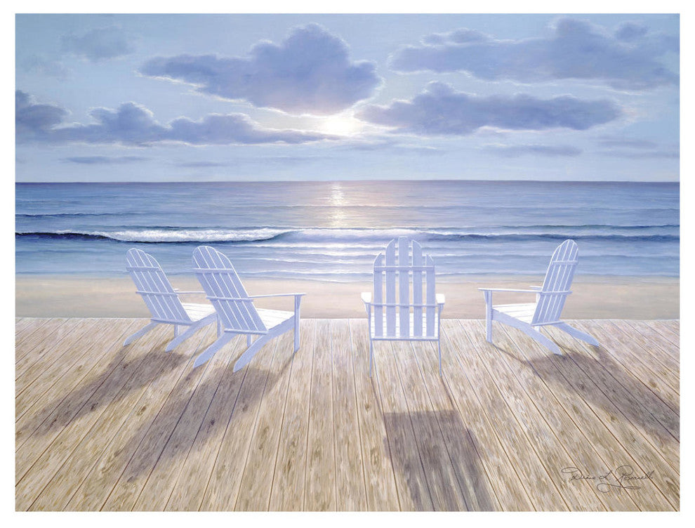 "Friends And Lovers" Digital Paper Print by Diane Romanello, 34"x26"