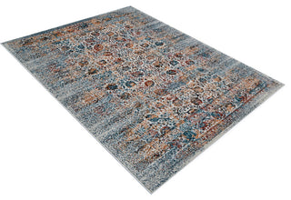 MACHINE MADE HEATSET POLYPROPYLENE AREA RUGS -Ivory Color,Oriental Design, [Rectangle] 6'7''x9'