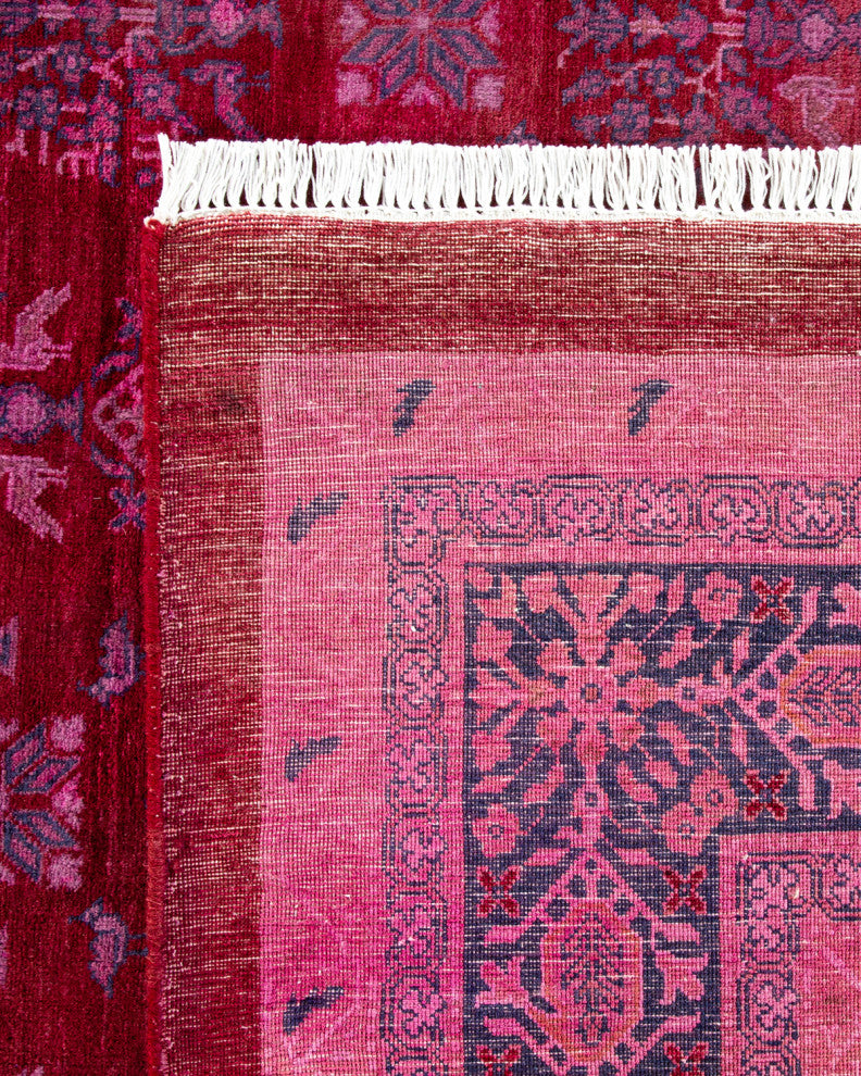 Fine Vibrance, One-of-a-Kind Handmade Area Rug Red, 15'3"x12'2"