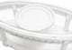 Monaco Oval Coffee Table With Tray Insert, White