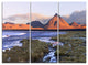 "Colorada lagoon and Volcano Pabellon" Wall Art, 3 Panels, 36"x28"