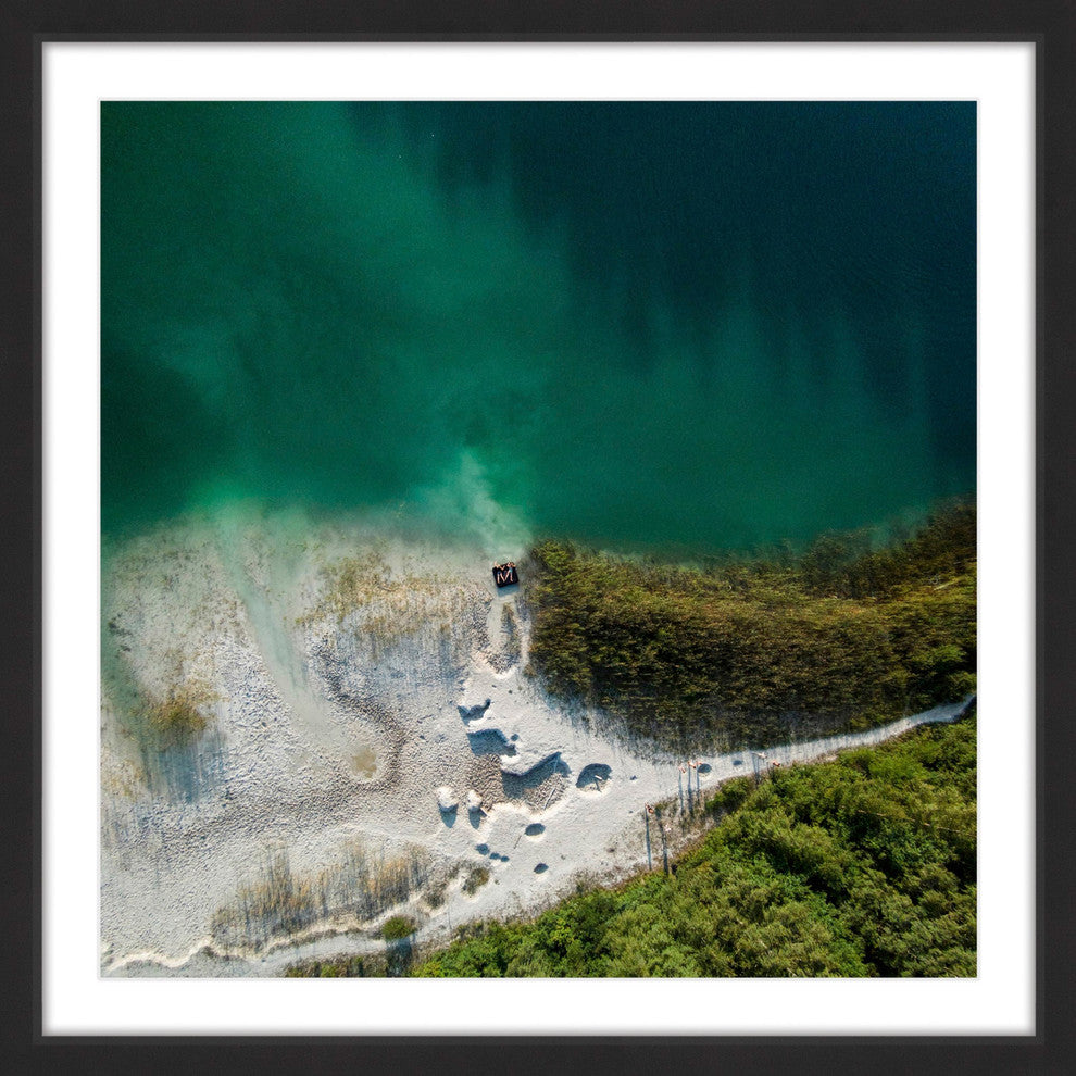 "Sea Foam" Framed Print by Karolis Janulis