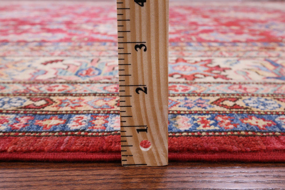 7' 10" X 9' 10" Handmade Super Kazak Wool Rug Q10608