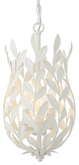 Crystorama Lighting Group 563 Broche 3 Light 10"W Taper Candle - Matte White