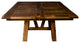 Hawthorne Reclaimed Barnwood Square Table, Provincial, 66x66