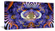 Magical Fairy Pattern Illustration, Floral Canvas Art Print, 32"x16"