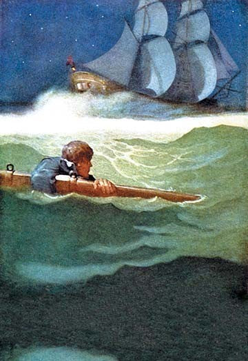 Wreck of the Covenant - Gallery Wrapped Canvas Art 28" x 42"