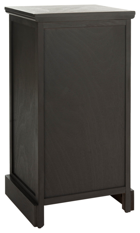 Alternate white background, full side view of the cabinet.