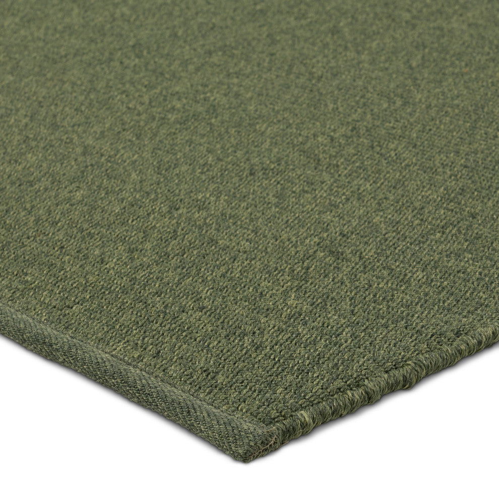 Jaipur Living Texel Handmade Solid Area Rug, Green, 9'x12'