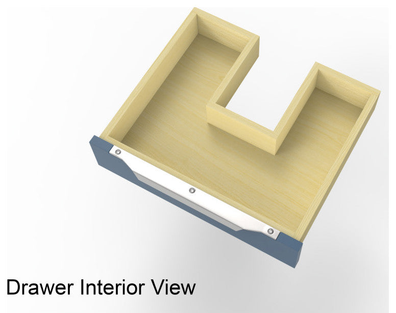 CastelloUSA Nile 72" Wall Mounted Bathroom Vanity Set, Gray, Black Top, Chrome Handles