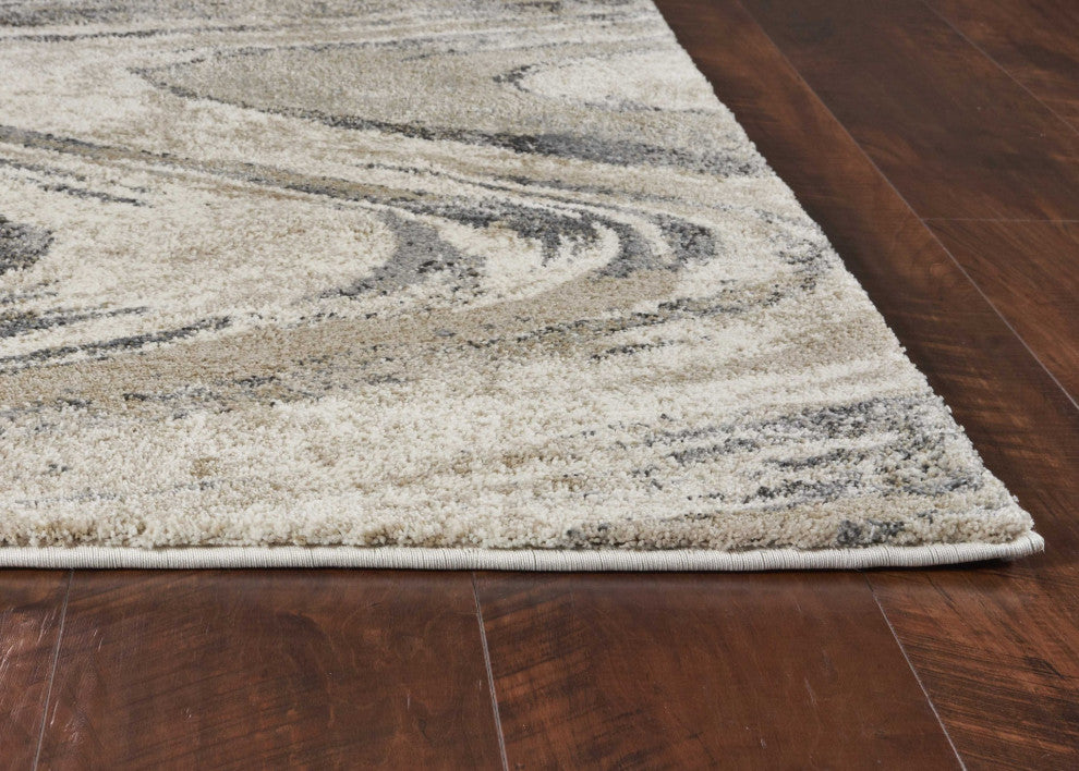 HomeRoots 7' x 9' Polypropylene Natural Area Rug