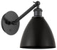 Ballston Dome Sconce, Matte Black, Matte Black
