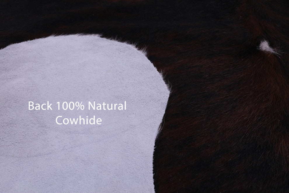 5' 11" X 5' 8" Natural Cowhide Rug C1867