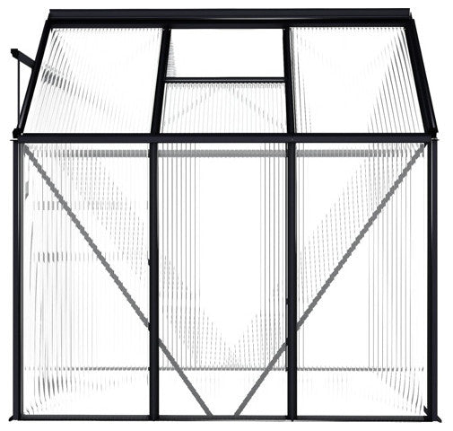 vidaXL Greenhouse Patio Grow House Outdoor Green House Anthracite Aluminum